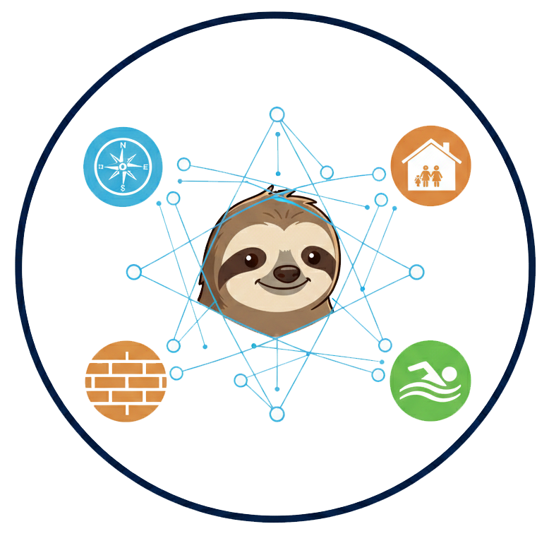 Everything is a System — BoSlott integrated hub-and-spoke mark